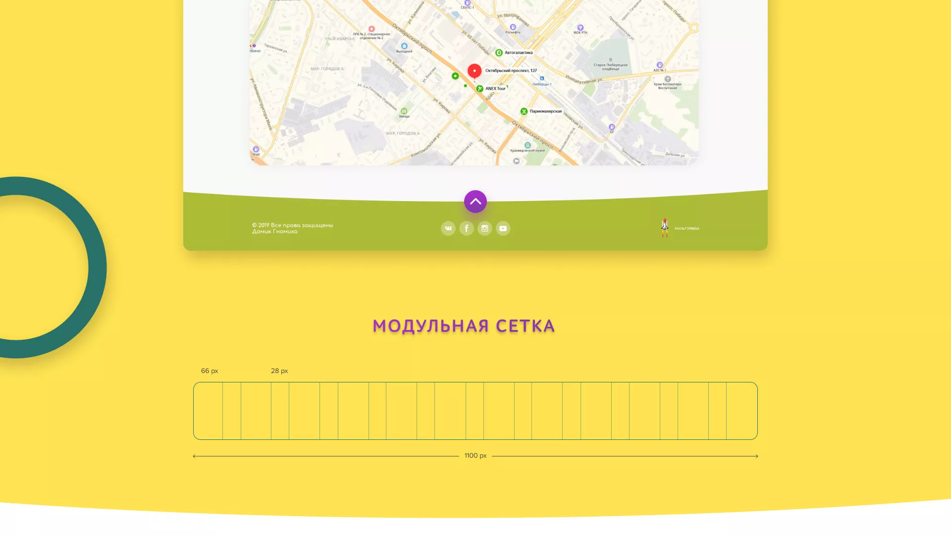 Разработка сайта детского активити-клуба «Домик гномика» в Калуге