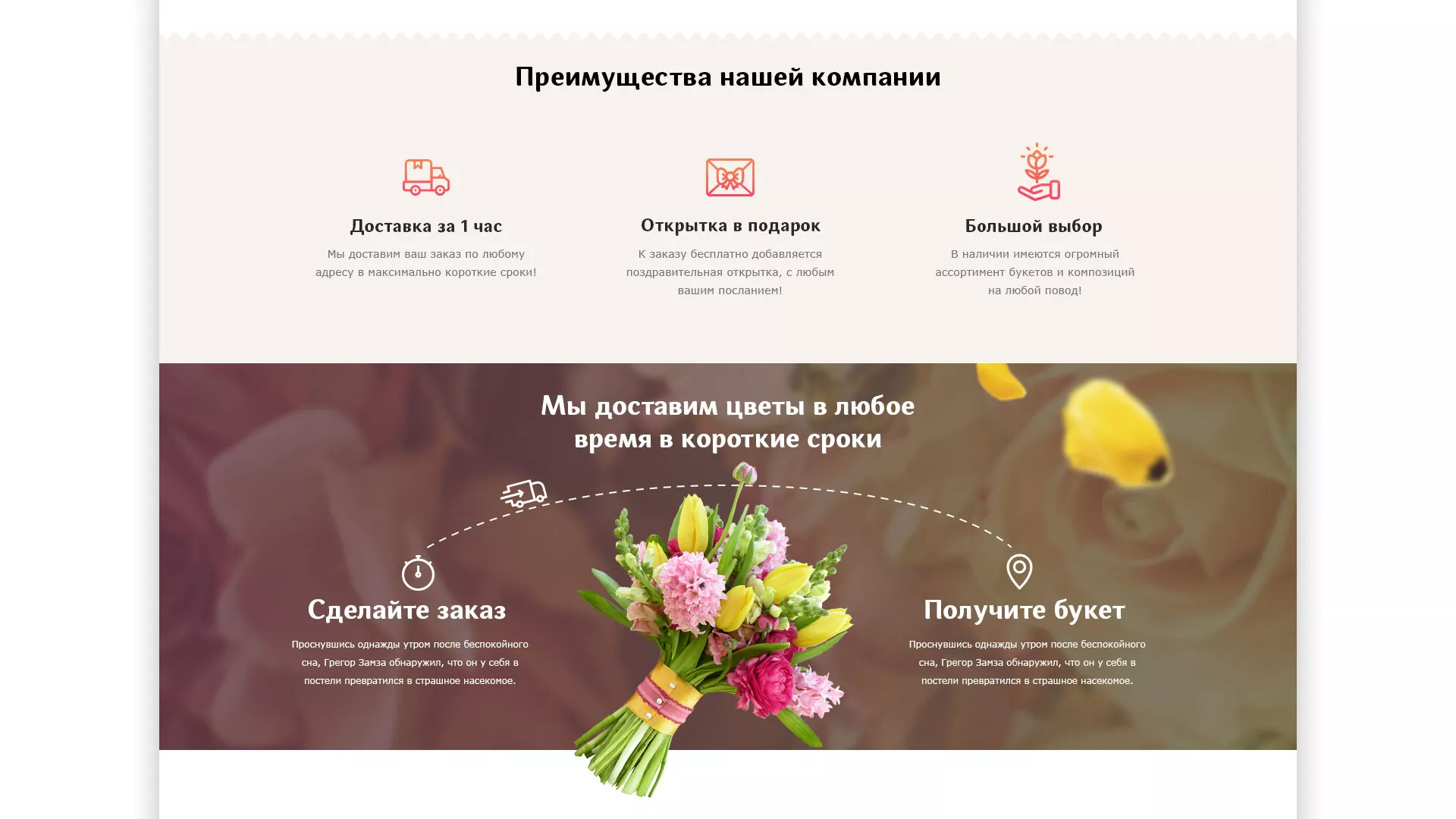 Создание интернет-магазина «Букет-онлайн» по цветам в Калуге