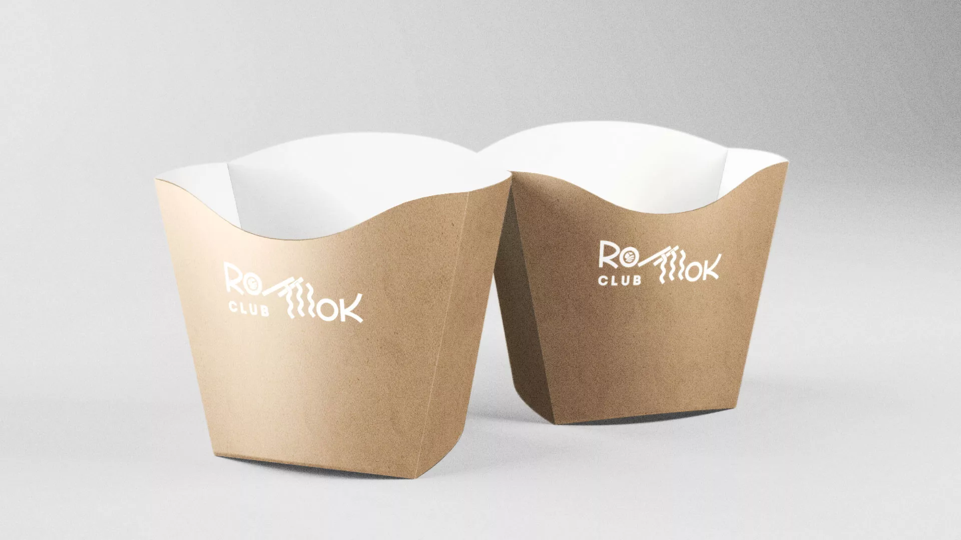 Создание логотипа суши-бара «Roll Wok Club» в Калуге