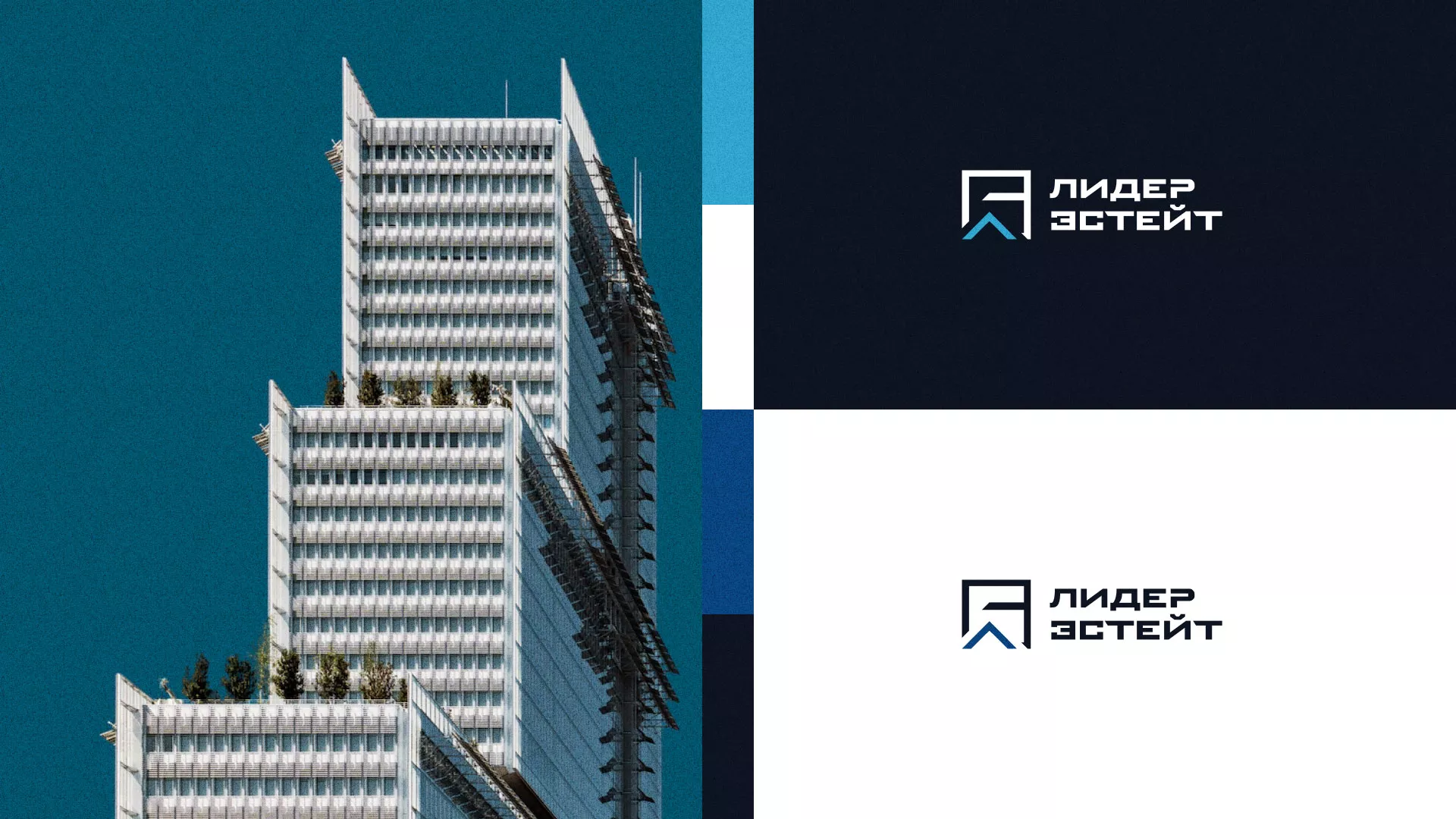 Разработка логотипа агентства недвижимости «Лидер Эстейт» в Калуге